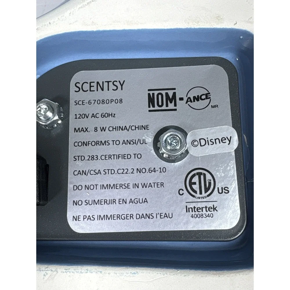Scentsy Disney Lilo & Stitch Wax Warmer Full Size Ceramic Retired Rare 626 READ